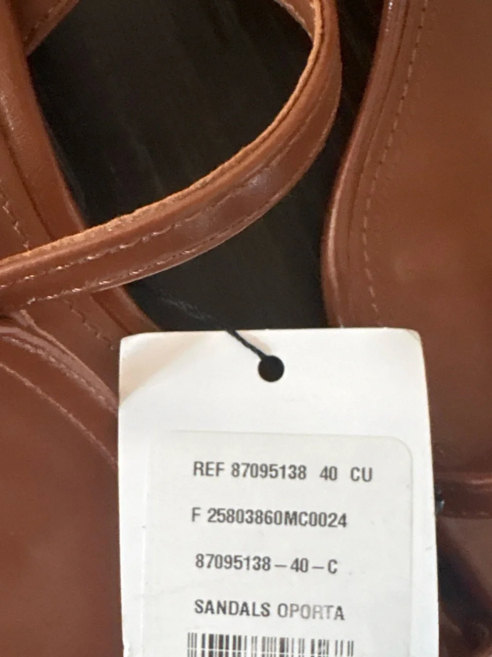 Mango Brown Oporta Strappy Block Heel Sandals NWT EUR 40